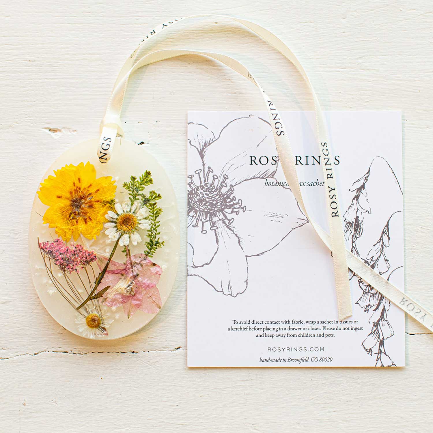 Lemon Blossom & Lychee Petite Botanical Sachet