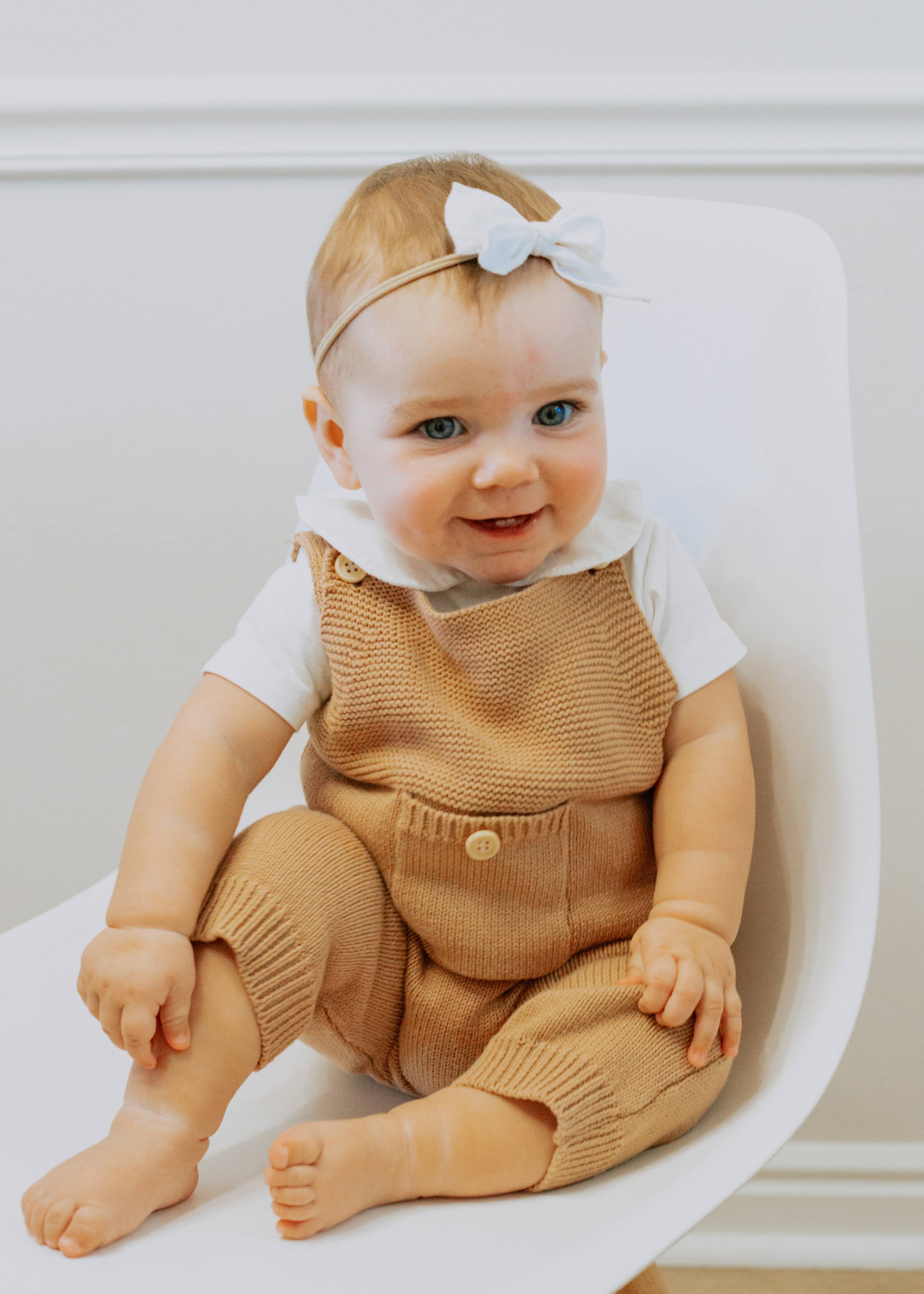 Ezra Knit Baby Overalls