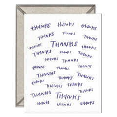 Many Thanks card