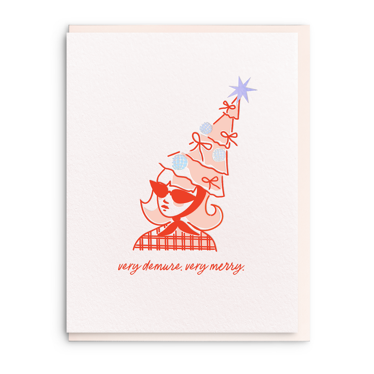 Very Demure Holiday Greeting Card