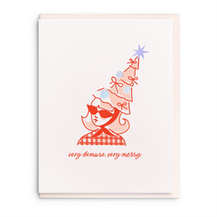Very Demure Holiday Greeting Card