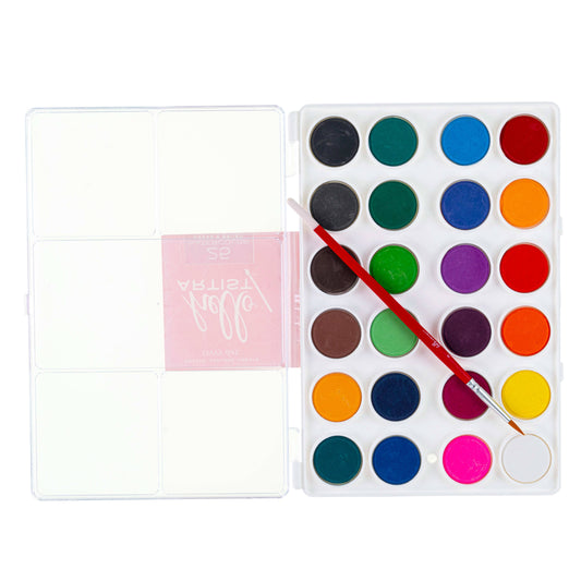 Hello, Artist! 24 Piece Watercolor Set 3500