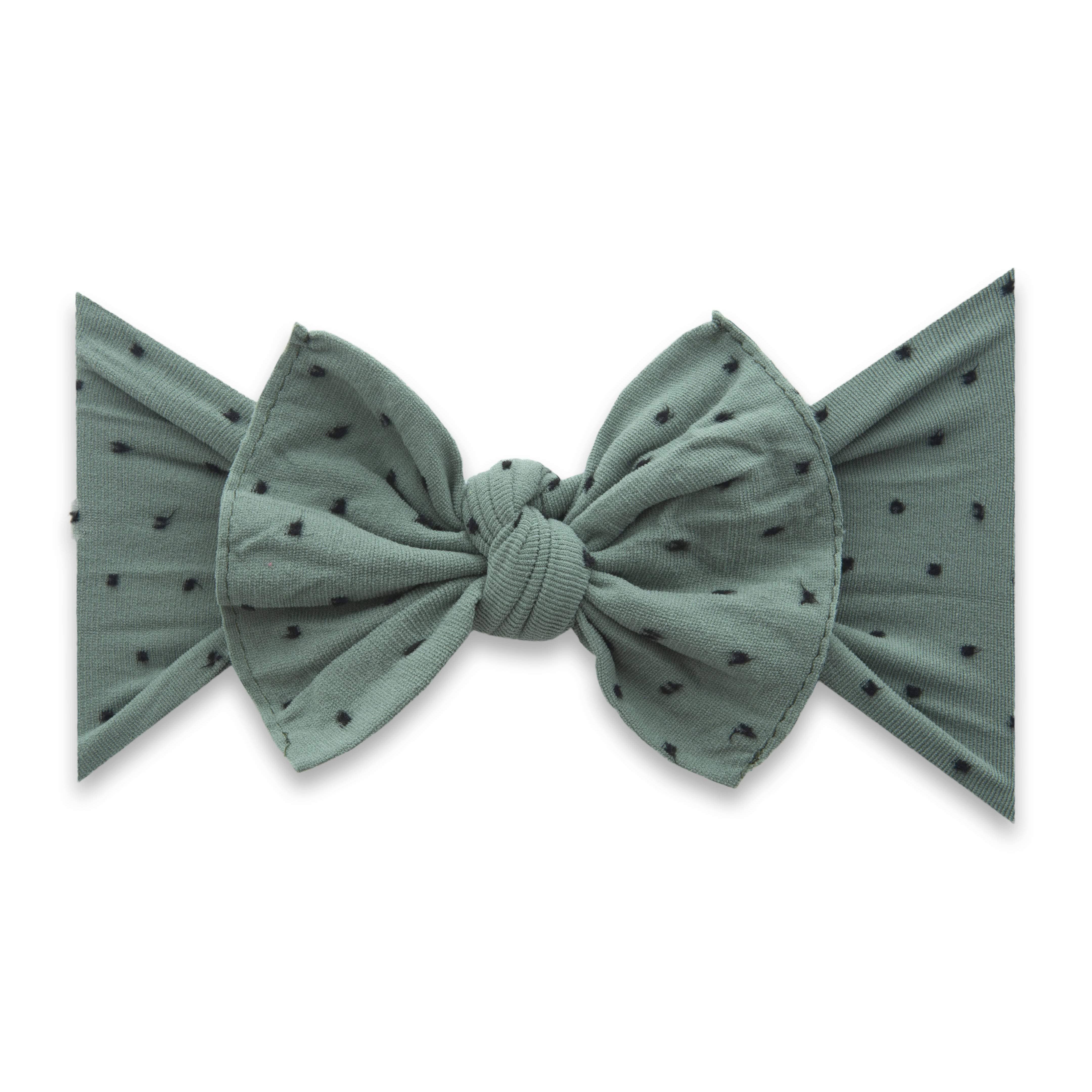 Shabby Dot Knot Baby Headband