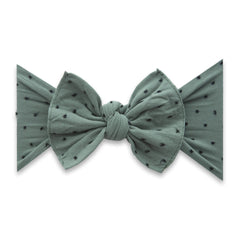 Shabby Dot Knot Baby Headband