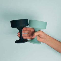 Mecc Silicone Unbreakable Cocktail Glasses - Mist Set