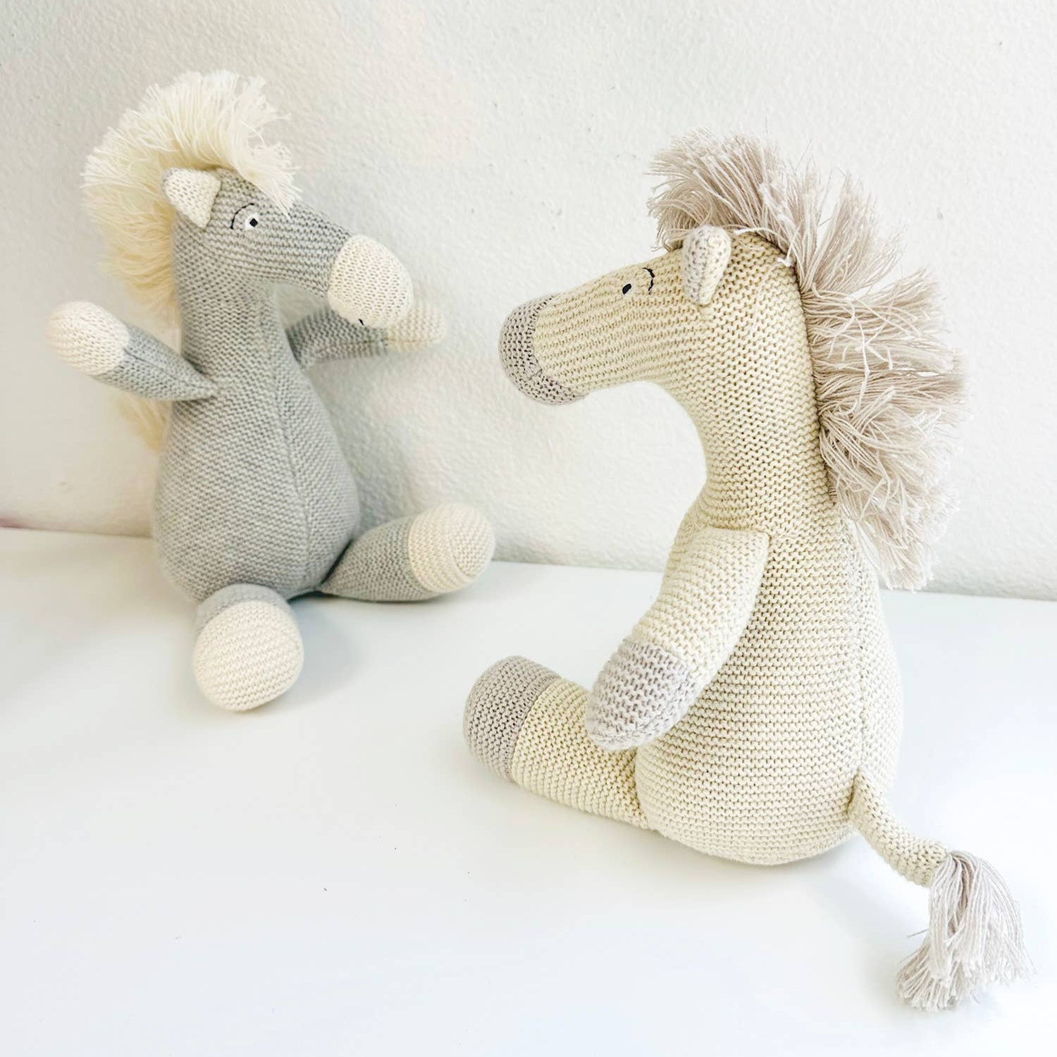 Horse Knit Stuffed Animal