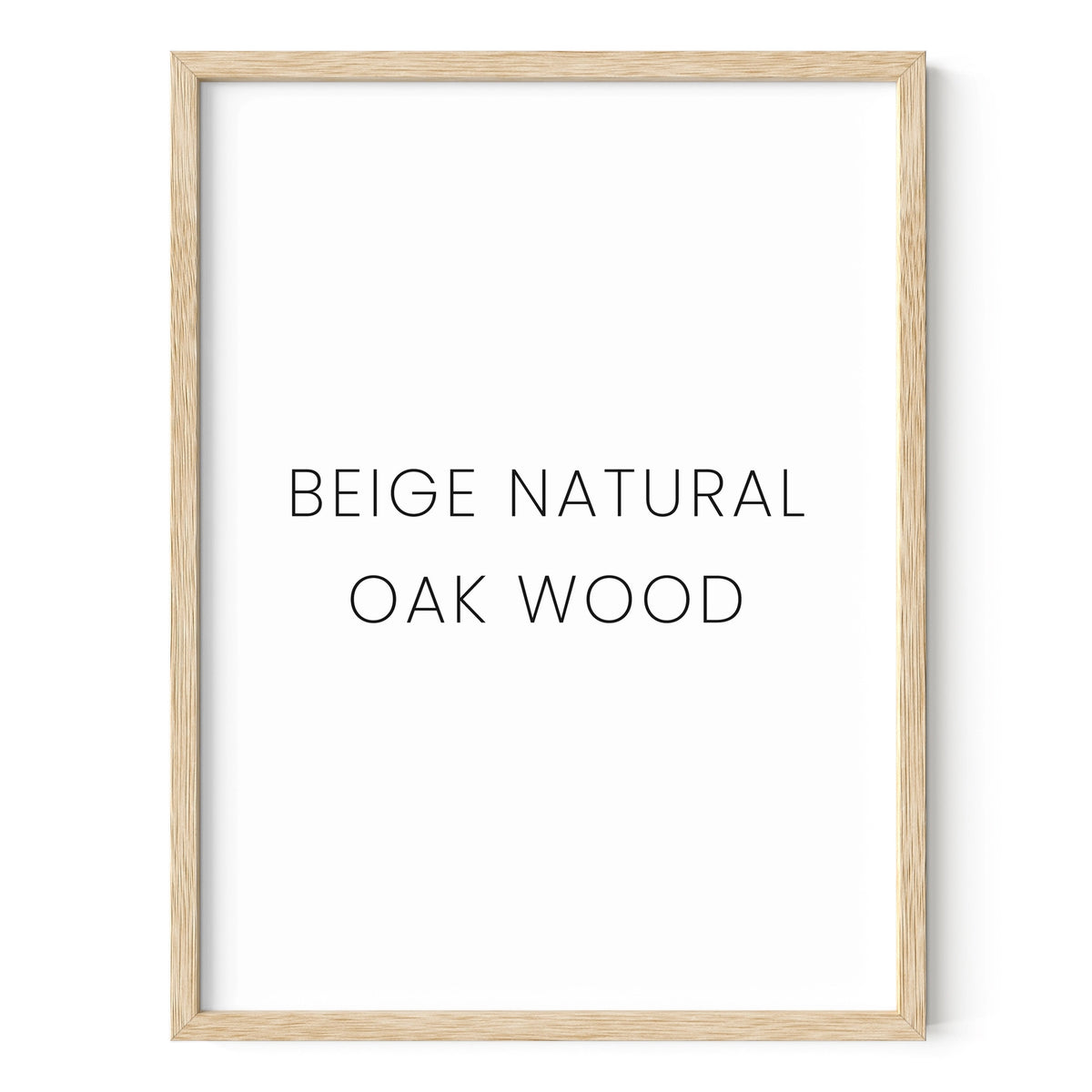 Natural Oak Wall Frames