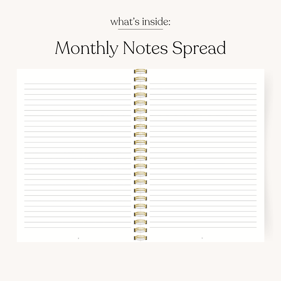 Sunny Poppies 2026 Yearly Planner