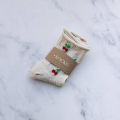 Vintage Cherry Socks