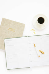 Chambray Undated Weekly Planner