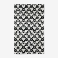 Heartthrob Onyx Tea Towel