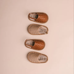 Woven Leather Baby Sandals