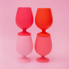Stemm Silicone Unbreakable Wine Glasses - Caldi Set
