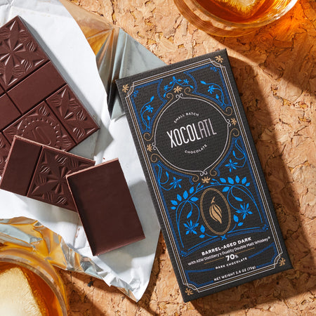 Barrel Aged Dark Chocolate Bar