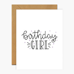 Birthday Girl Lilac Card