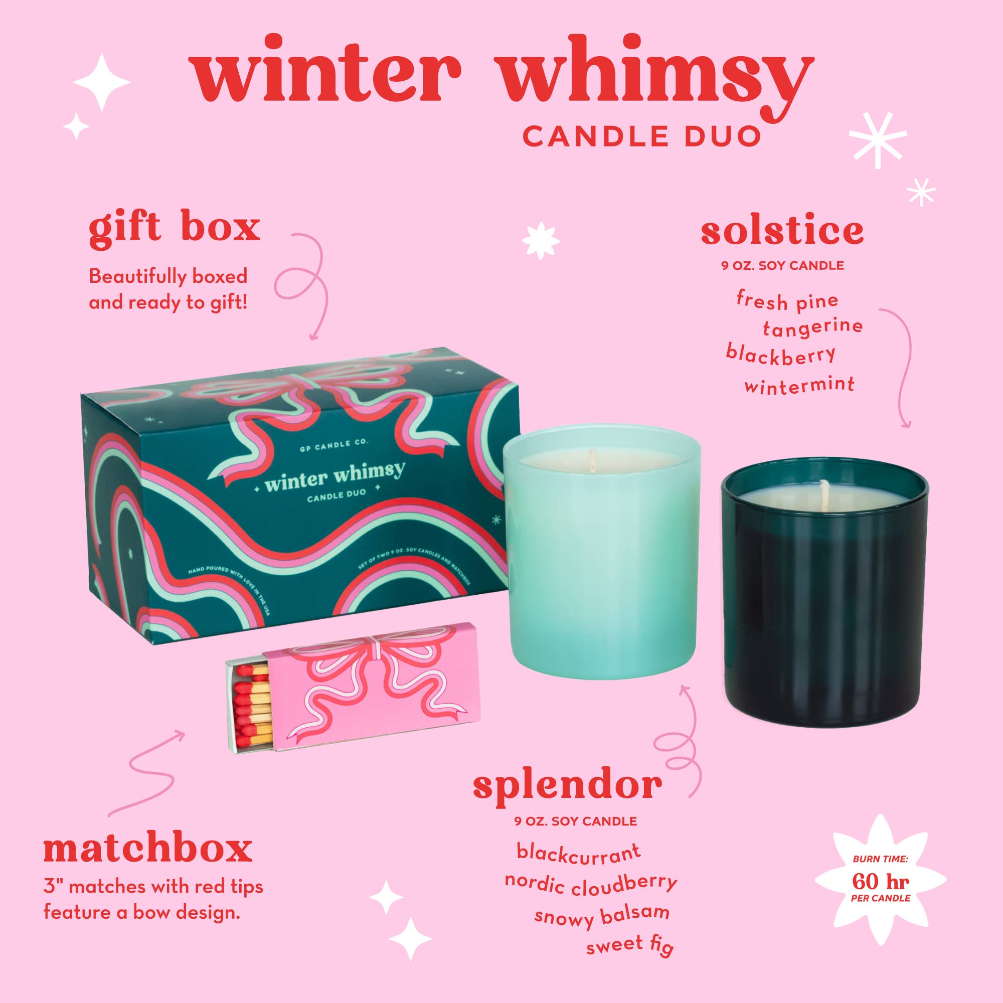 Winter Whimsy Candle Duo