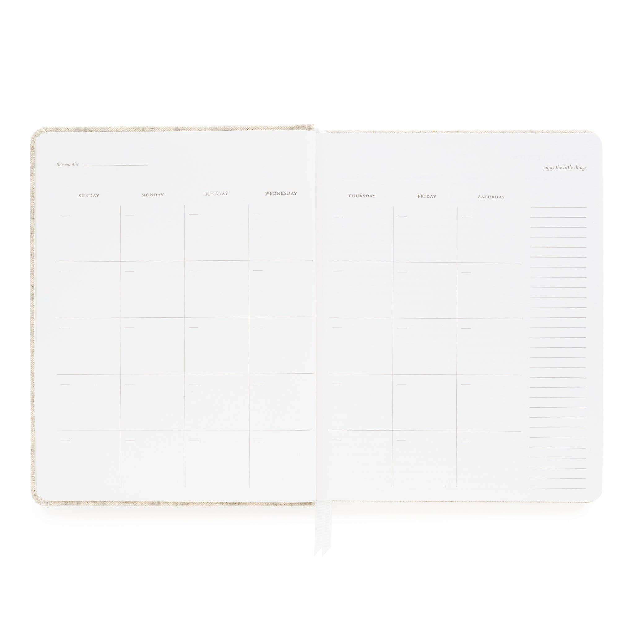 Chambray Undated Weekly Planner