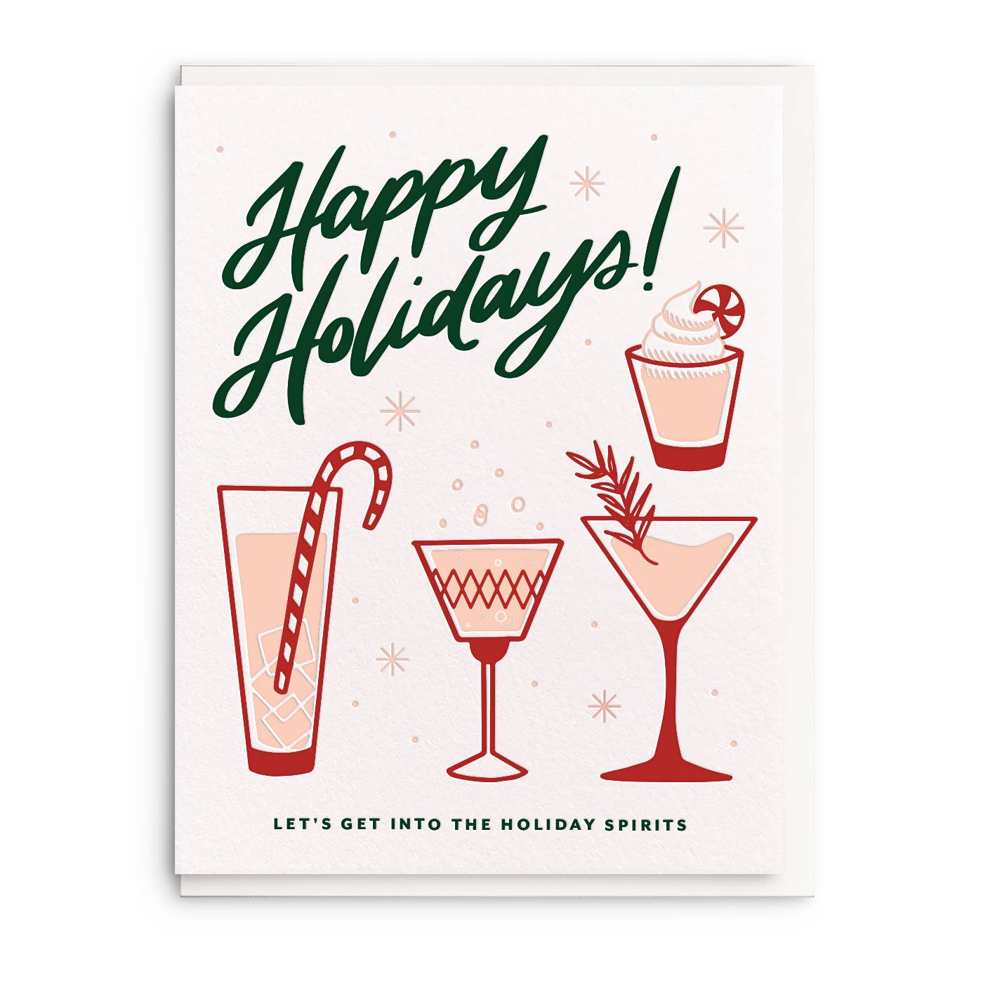 Holiday Spirits Greeting Card