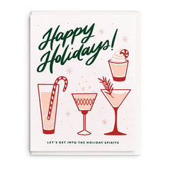 Holiday Spirits Greeting Card