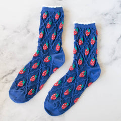 Retro Strawberry Socks