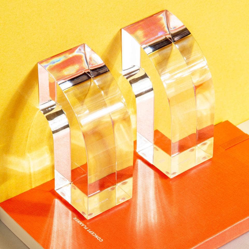 Arc Bookend Set