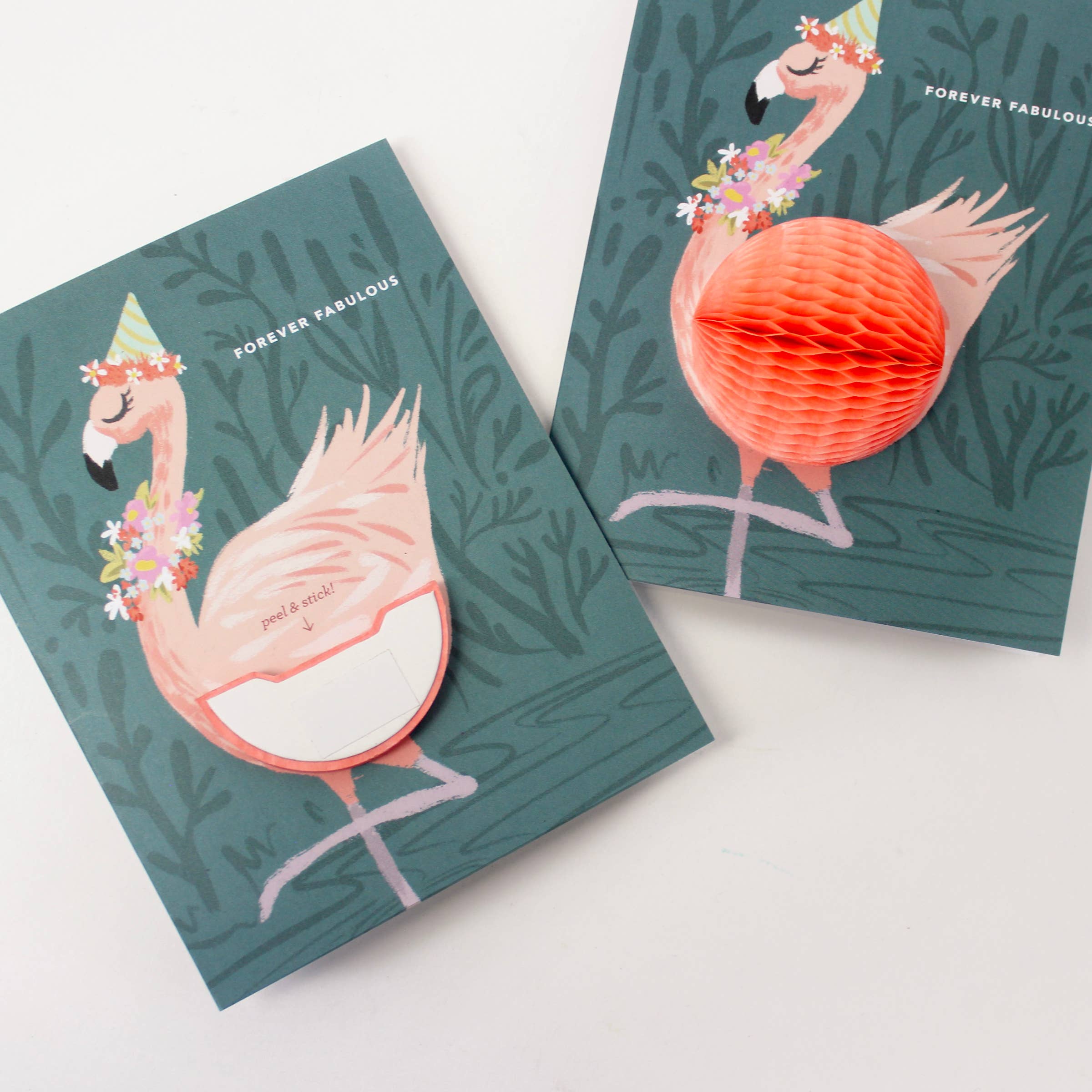 Flamingo Pop-Up Birthday Card