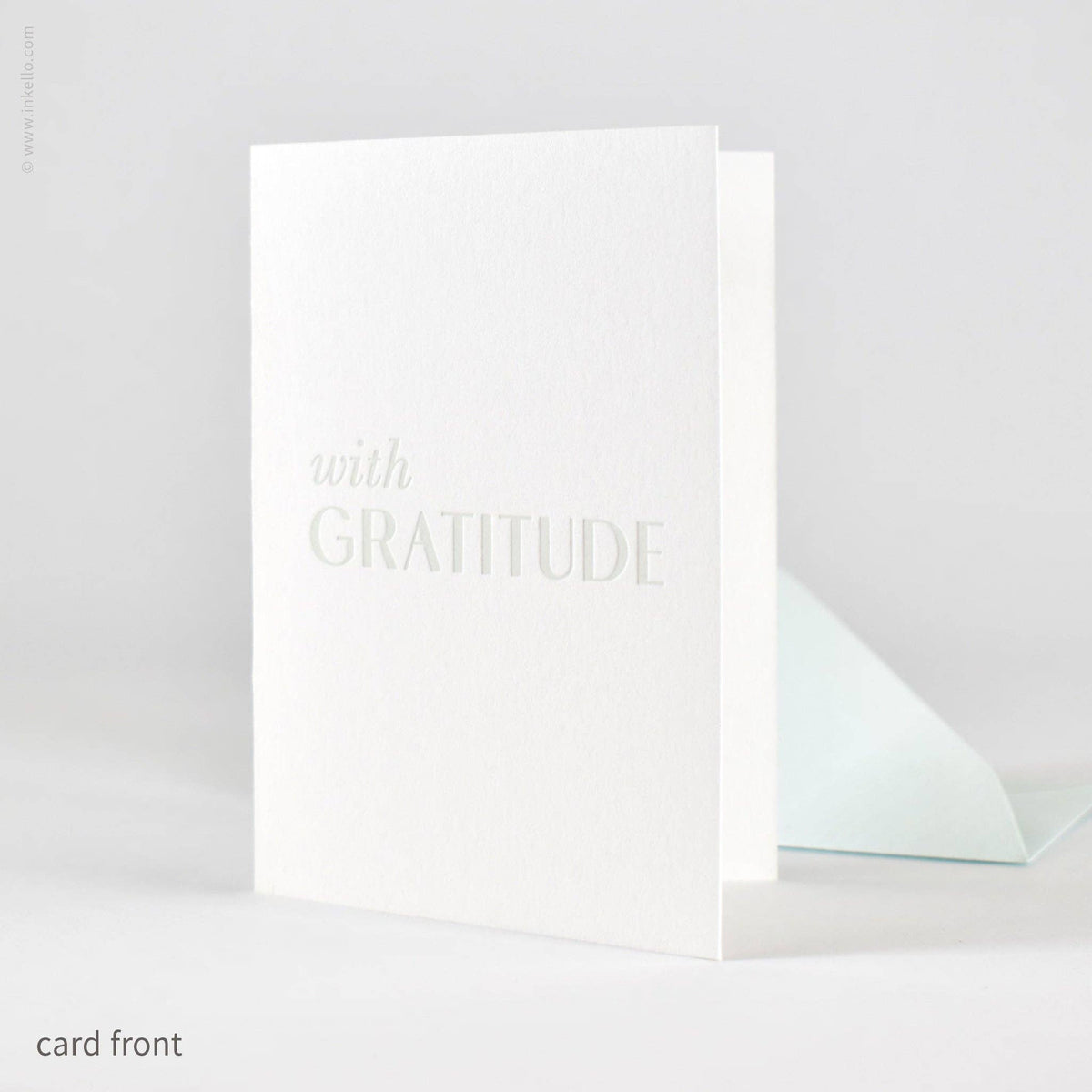 With Gratitude Card