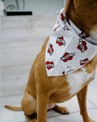 Love Dad Dog Bandana