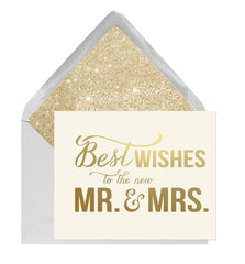 Best Wishes Mr. & Mrs. Card