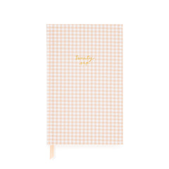 2026 Pink Gingham Small Bound Agenda