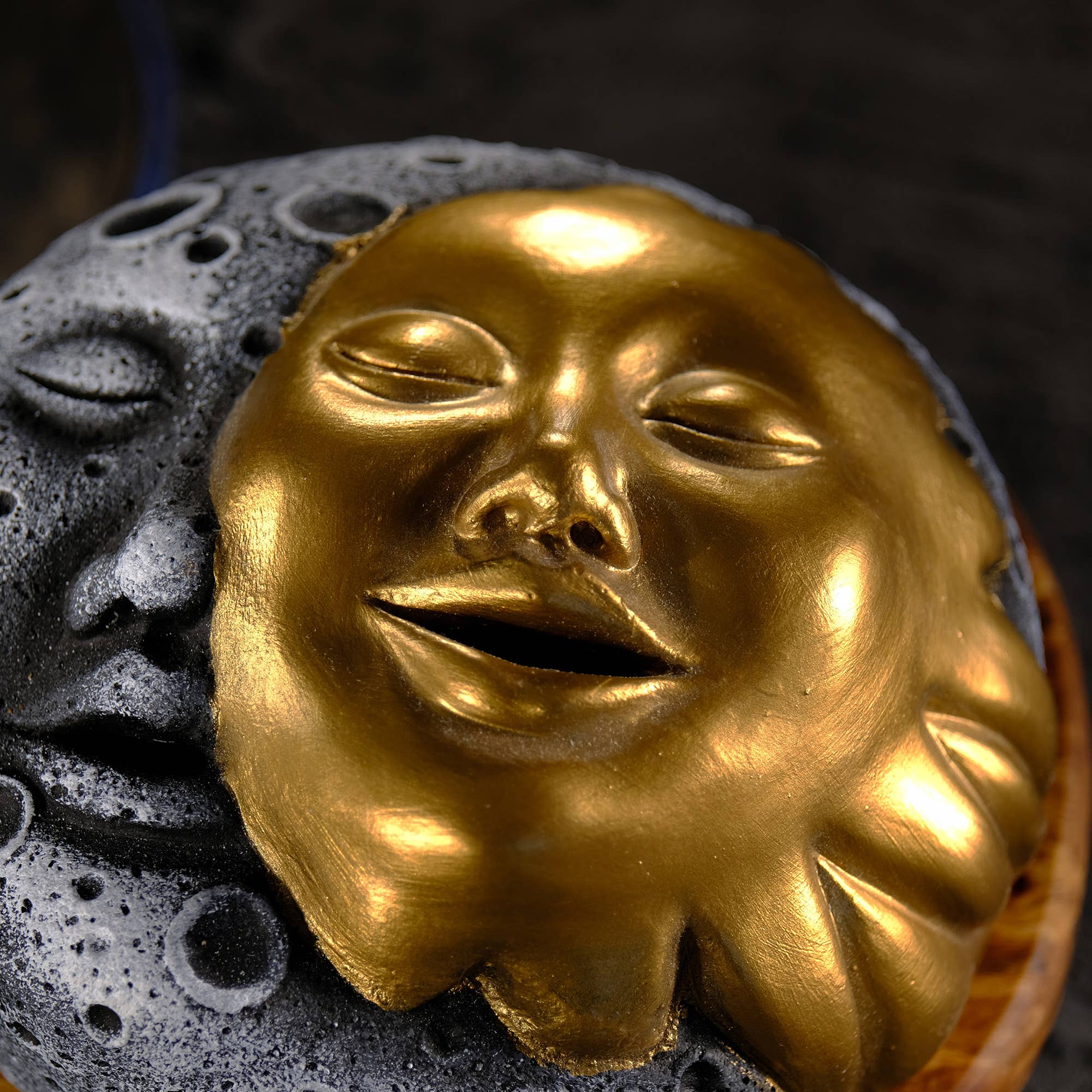 Moon & Sun Face Incense Holder