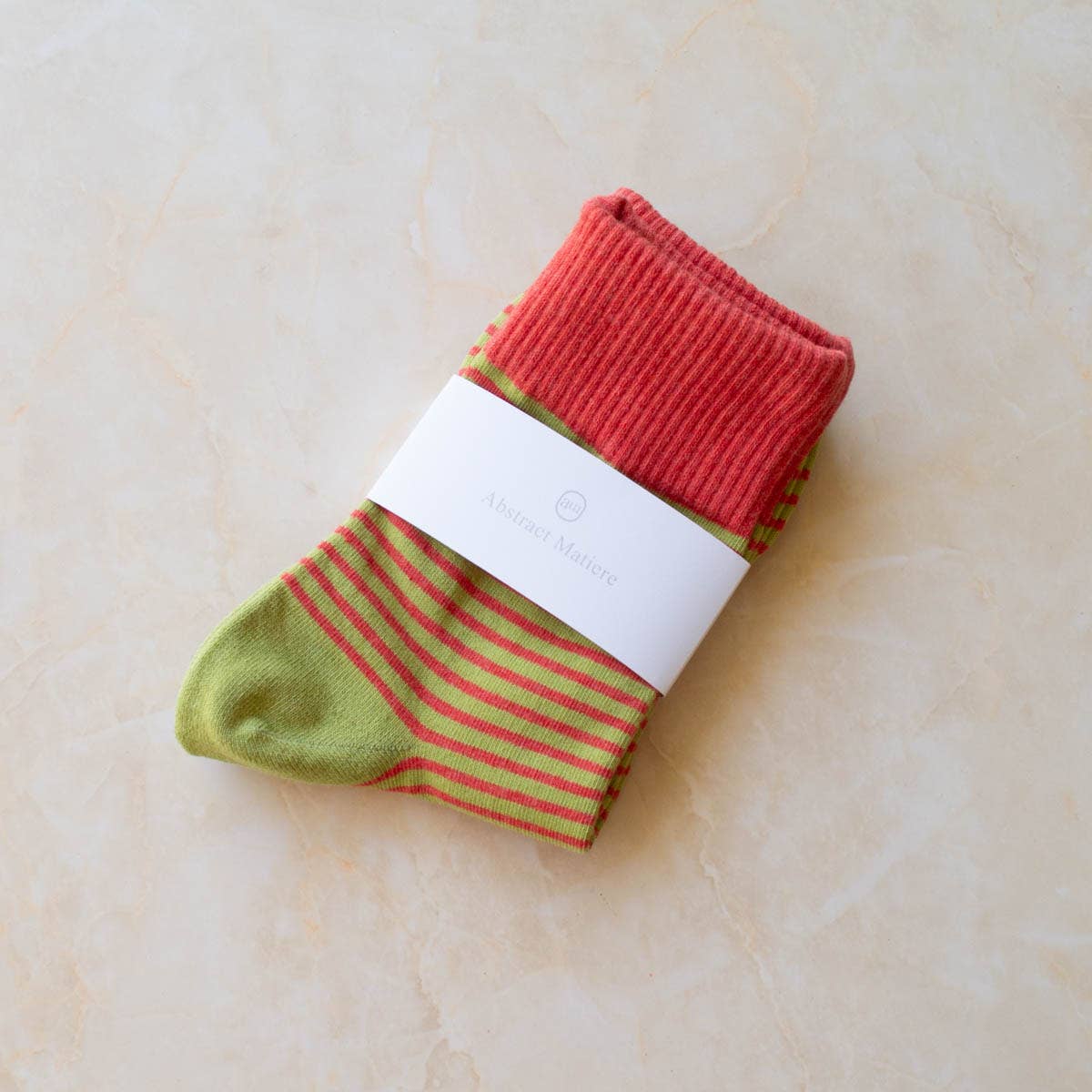 2 Tone Stripe Socks