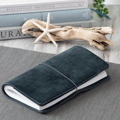 Slender Suede Leather Bound Journal
