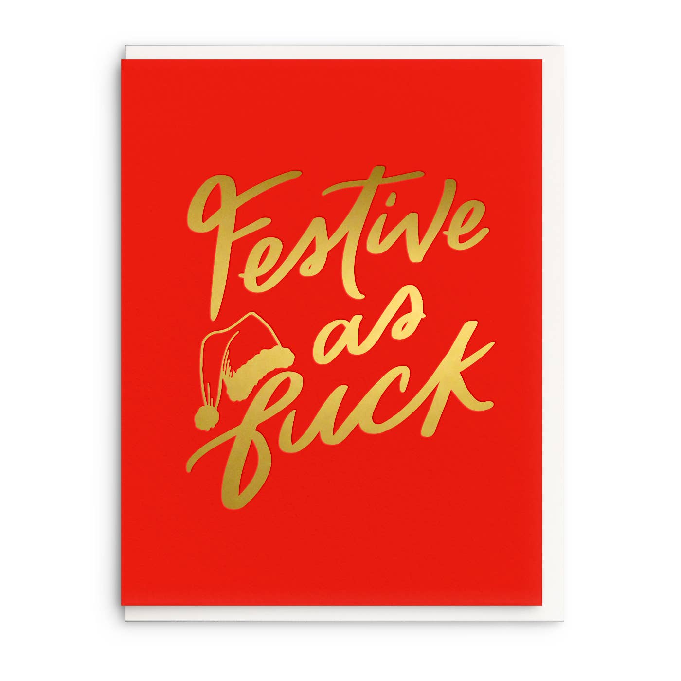 Festive AF Foil Greeting Card