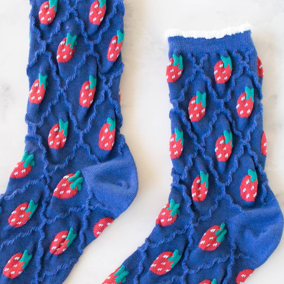 Retro Strawberry Socks