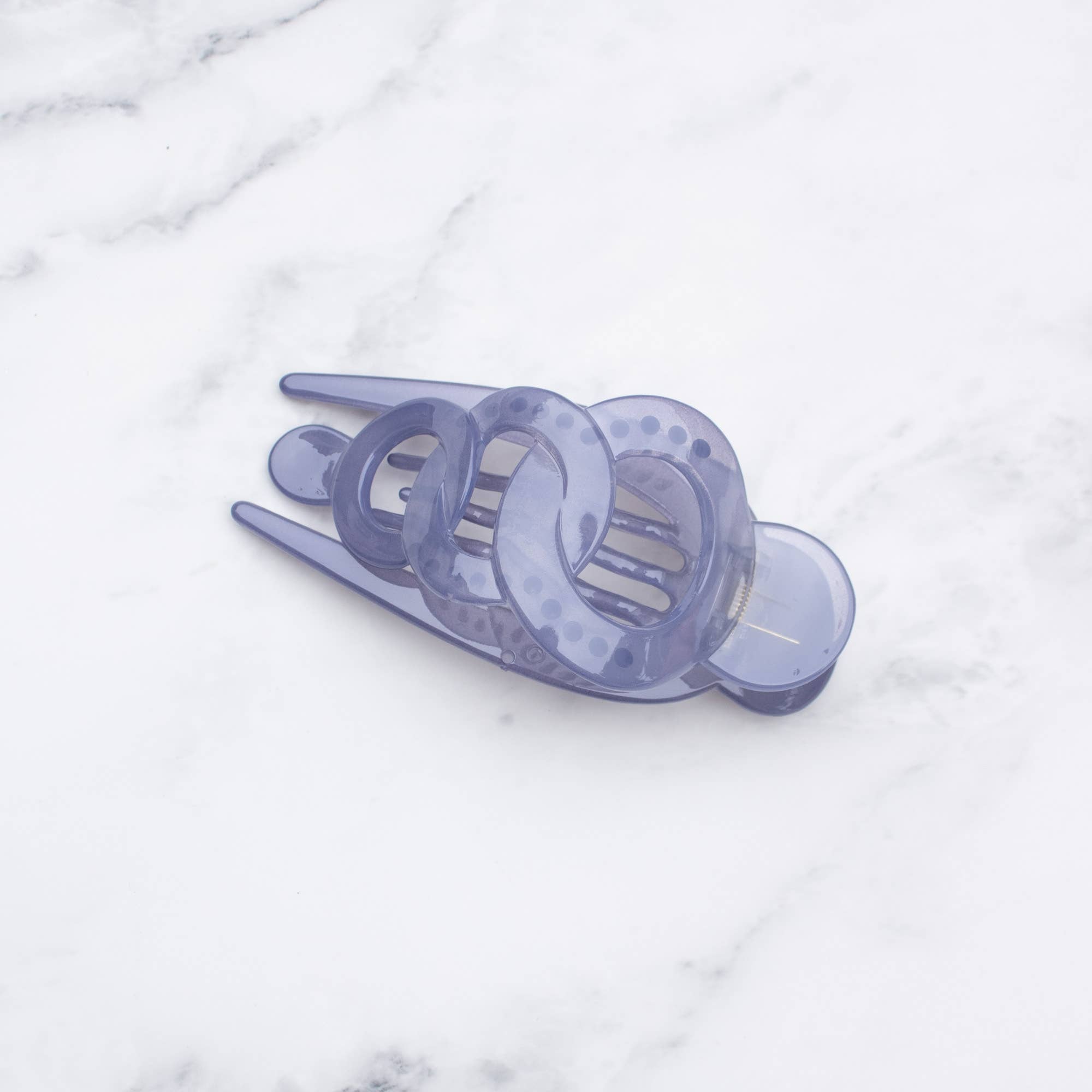 Geometric Ring Hair Claw Clip