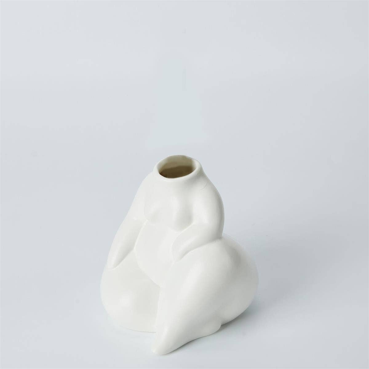 She Rests Stoneware Vase