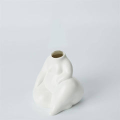 She Rests Stoneware Vase