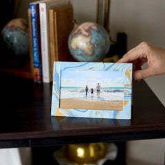 Summer Sky Photo Frame Keepsake Greeting Card