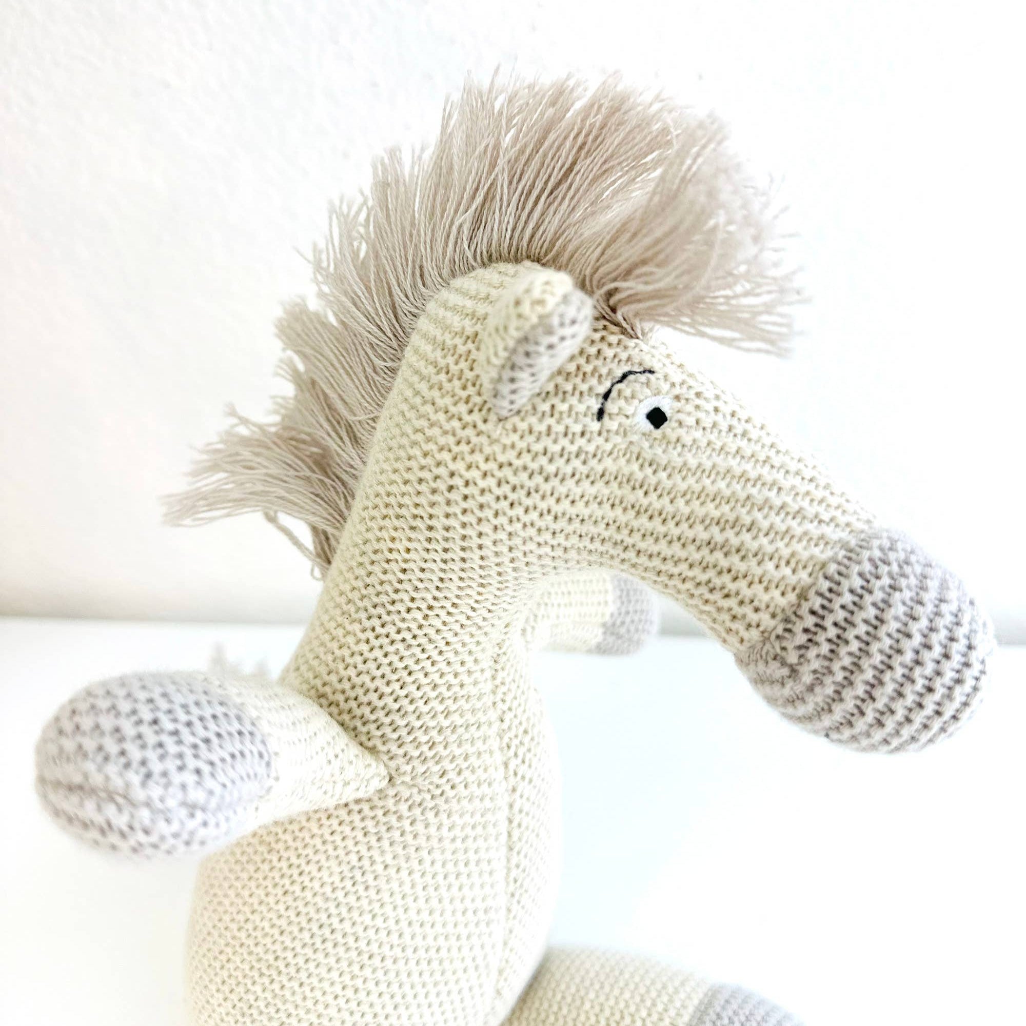 Horse Knit Stuffed Animal