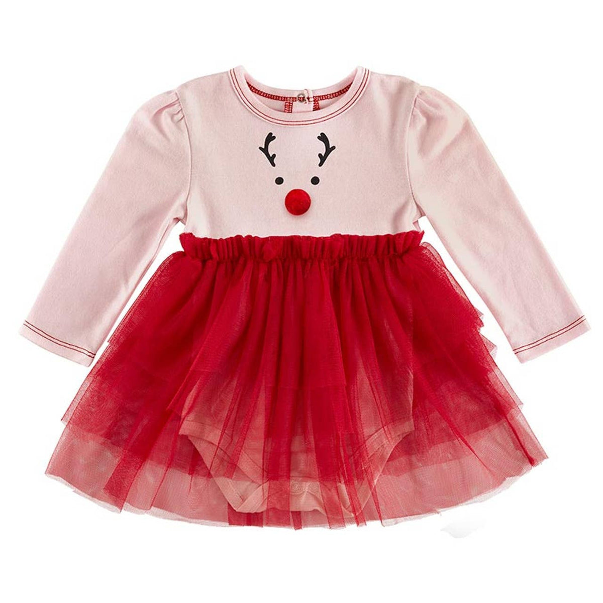 Reindeer Snapshirt Tutu Dress