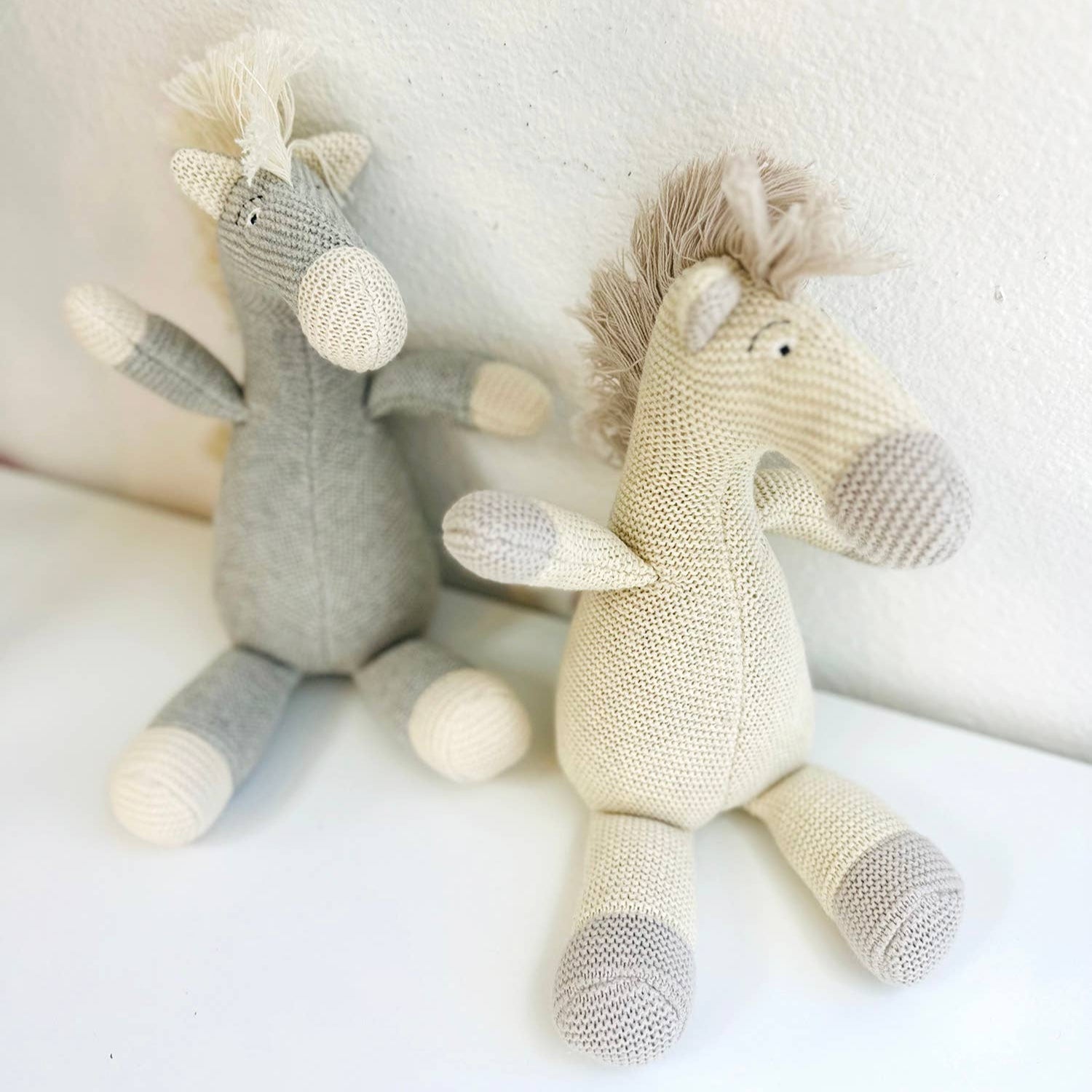 Horse Knit Stuffed Animal