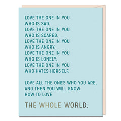 Love The One in You Card