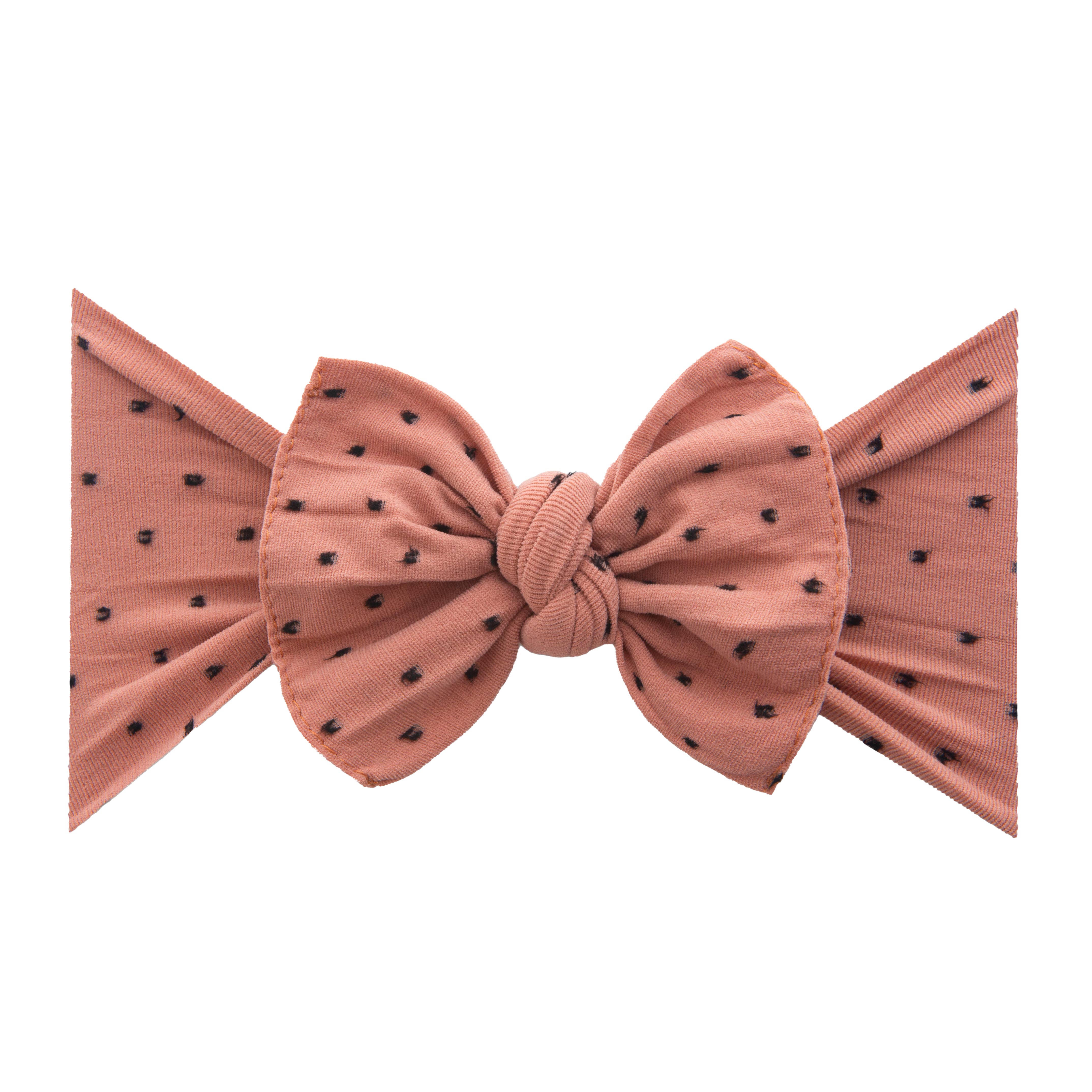 Shabby Dot Knot Baby Headband