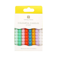 Colorful Bobble Birthday Candles