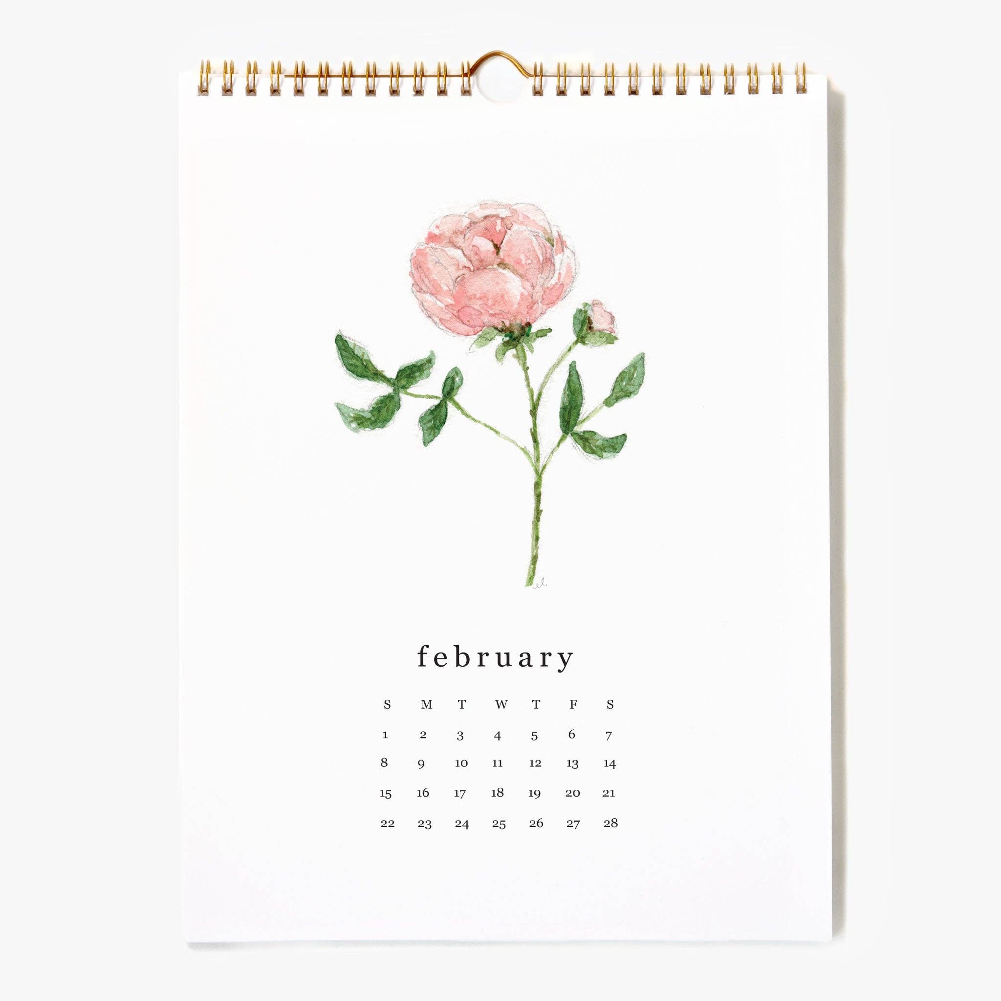2026 Flower Stems Calendar