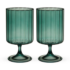Malachite Stemmed Tumblers