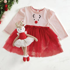 Reindeer Snapshirt Tutu Dress