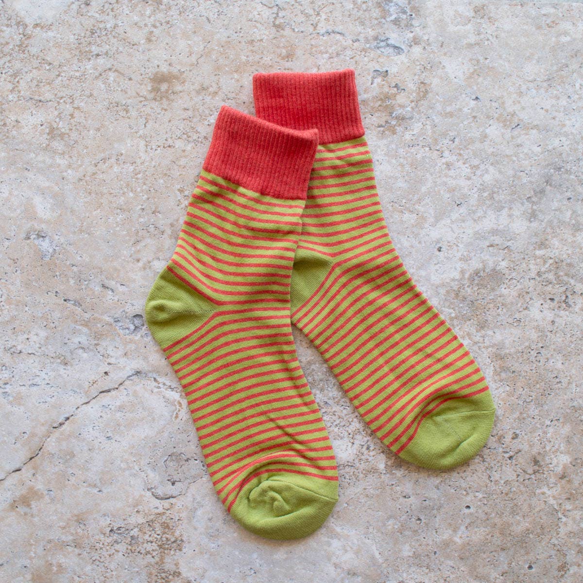 2 Tone Stripe Socks