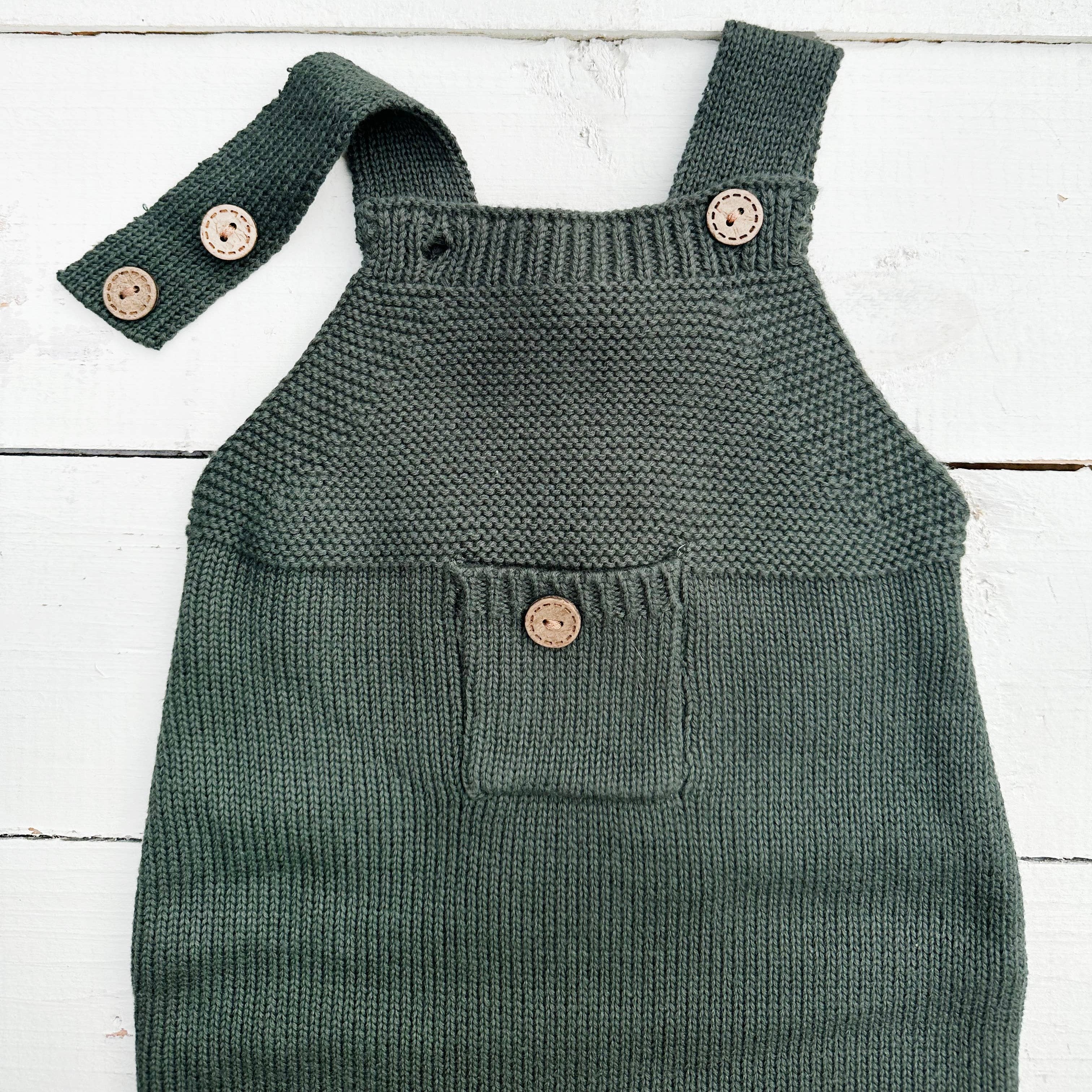 Ezra Knit Baby Overalls